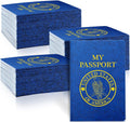 Woanger 150 Pcs Blank Passport Book for Kids' Pretend Play