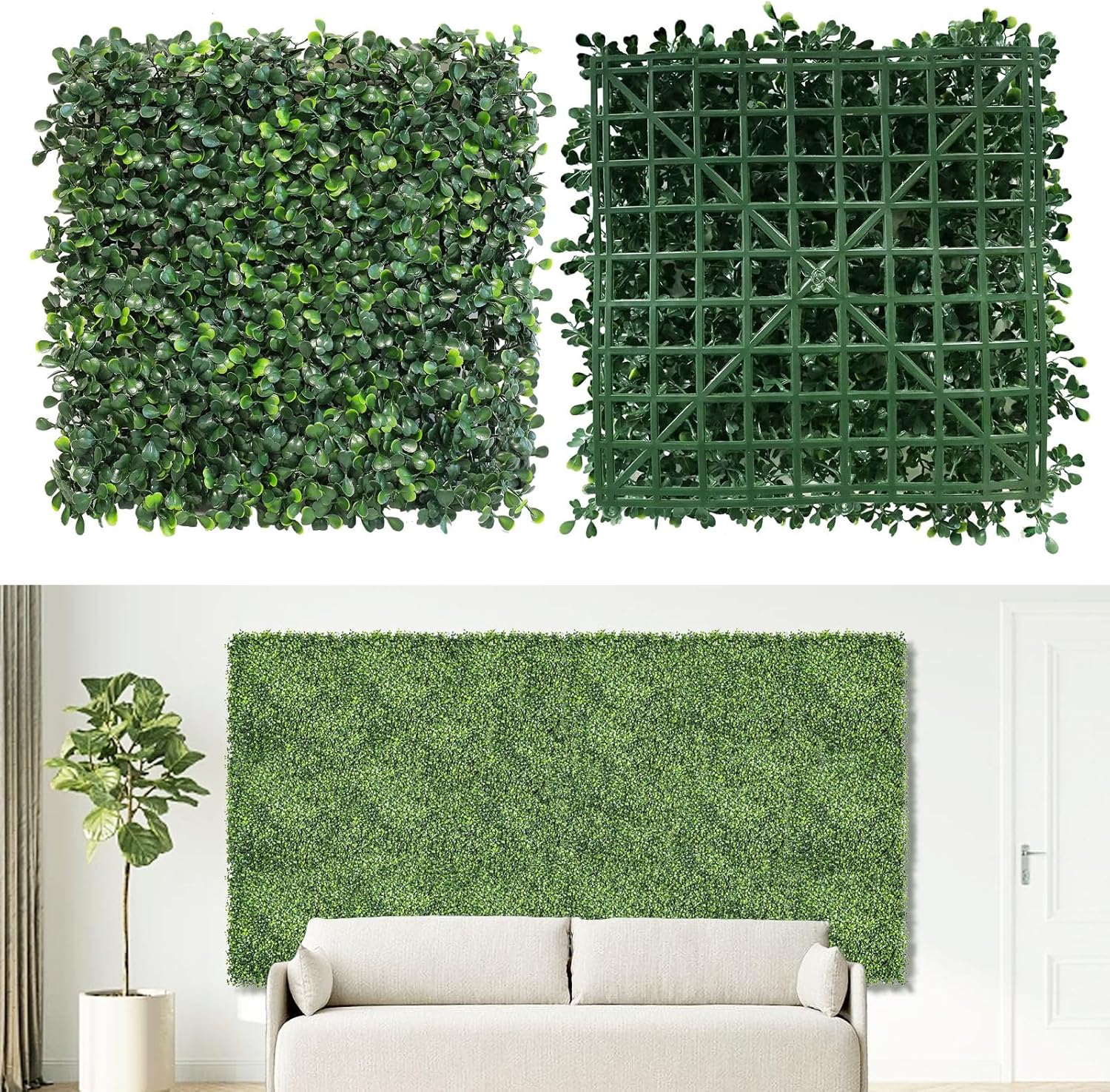 Artificial Boxwood Wall Panels for Stunning Indoor Outdoor Decor