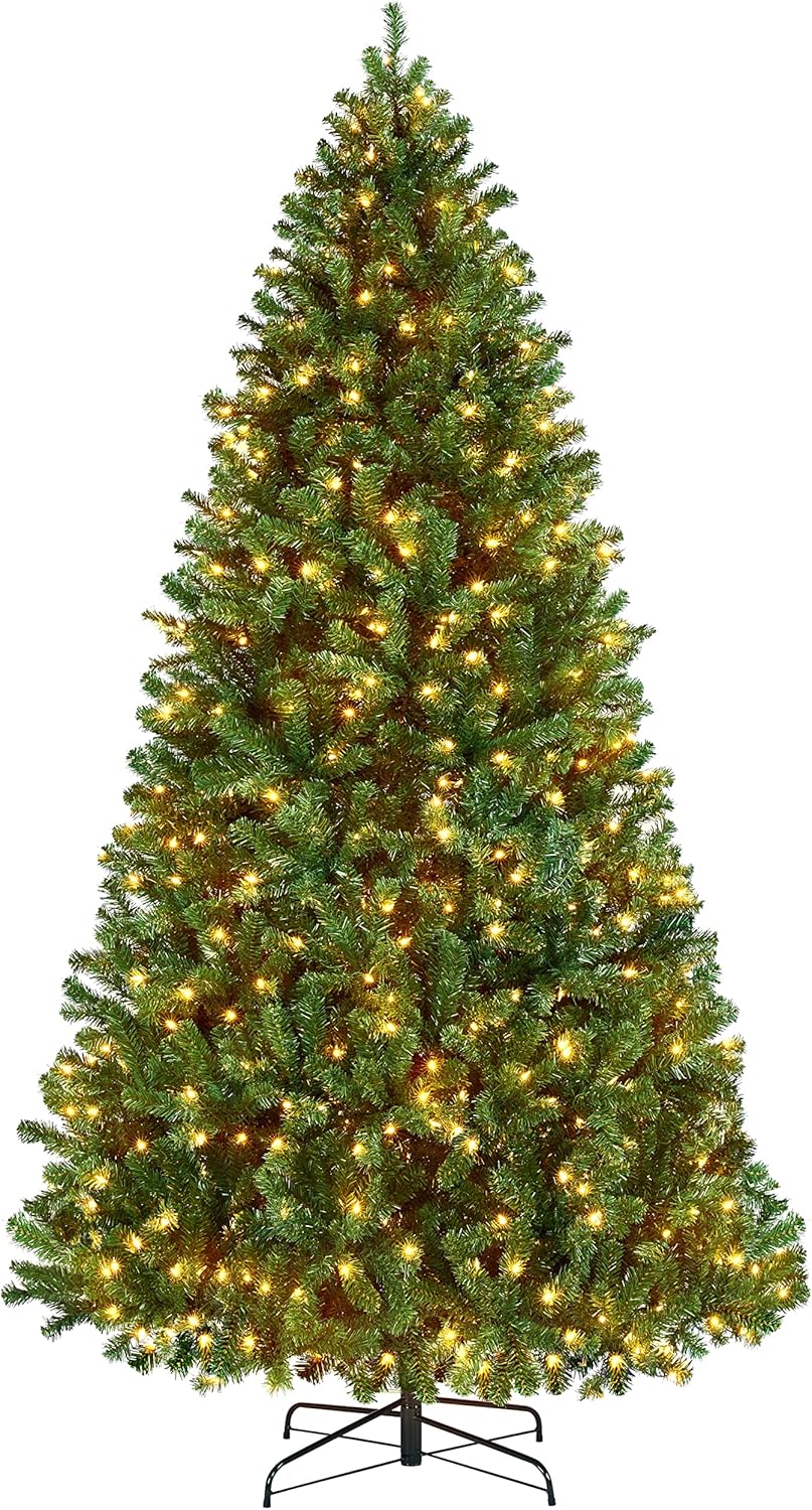 9ft Pre-lit Spruce Artificial Christmas Tree with 850 Lights
