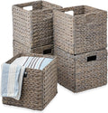 12x12in Pack of 5 Cube Storage Baskets for Home Organization