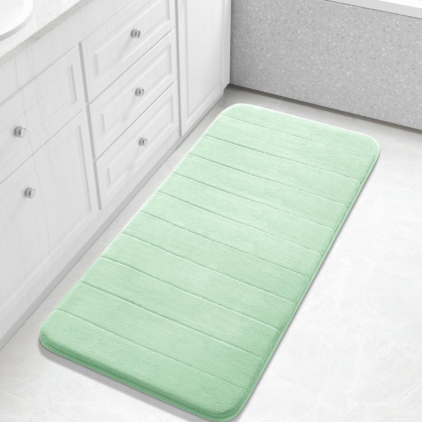 Yimobra Long Bath Mat 44x24, Super Soft Quick Dry Memory Foam
