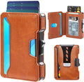 Wallet for Men RFID Blocking Slim Bifold Wallet with Money Clip - Slim