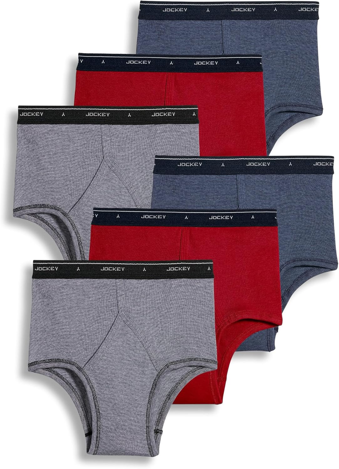 Jockey Mens Underwear Briefs - Classic Full Rise Comfort Pack
