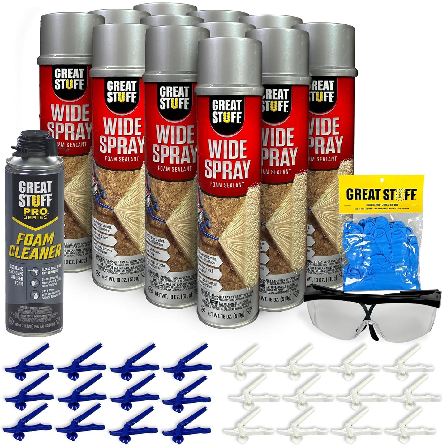 Great Stuff Wide Spray Foam Insulation Kit for Indoor & Outdoor