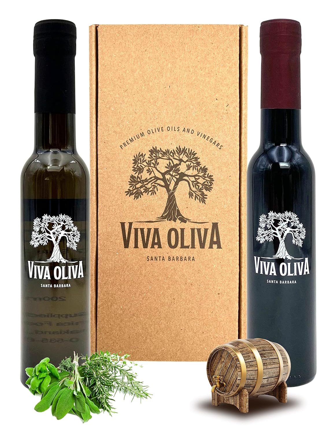 Viva Oliva Two 200ml Variety Gift Set - Olive Oil & Balsamic