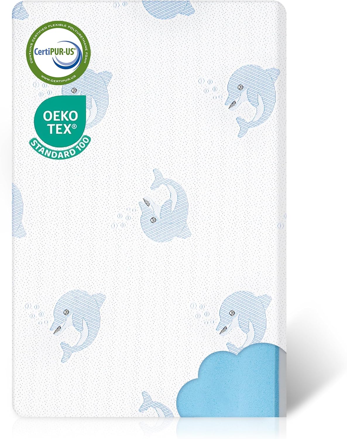 Pack and Play Mattress with Dual Sided Memory Foam Comfort