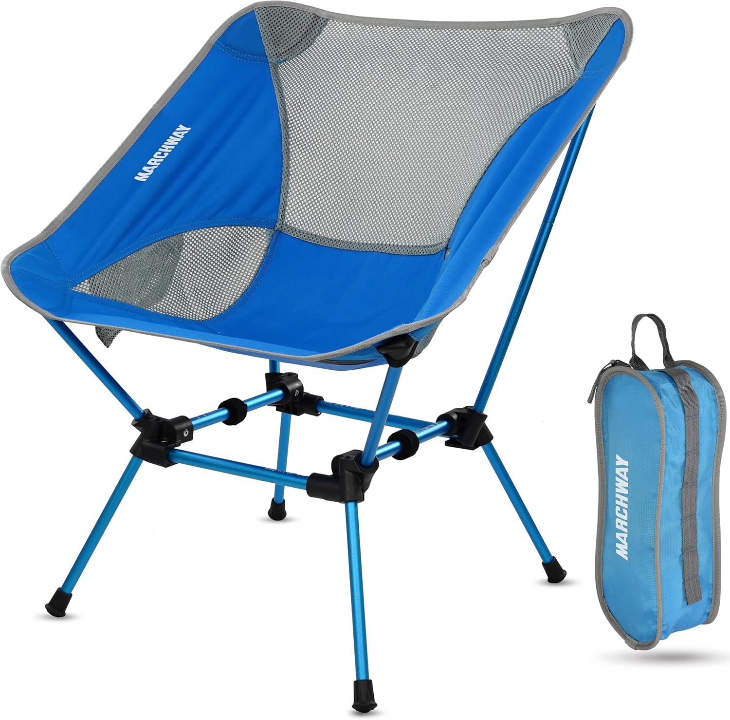 MARCHWAY Ultralight Folding Camping Chair for Outdoor Adventures
