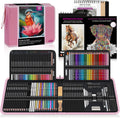 HIFORNY 136 PCS Drawing & Sketching Set for Artists and Beginners