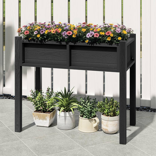 DWVO Outdoor Planter Box with Efficient Drainage System