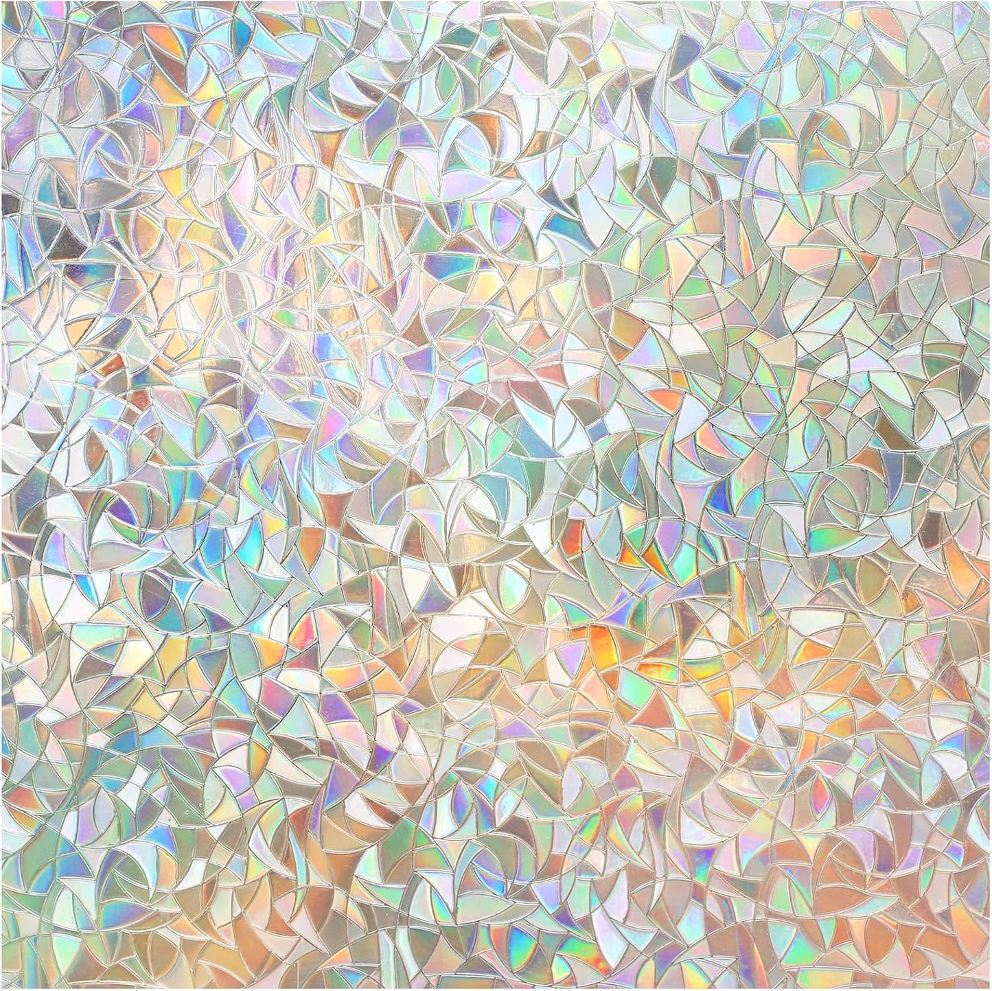 DOWELL Rainbow Window Privacy Film for Stunning Home Decor