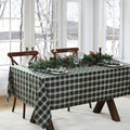 Sherwood Tree Dobby Cotton Rectangle Tablecloth 60ftx120ft - Holiday