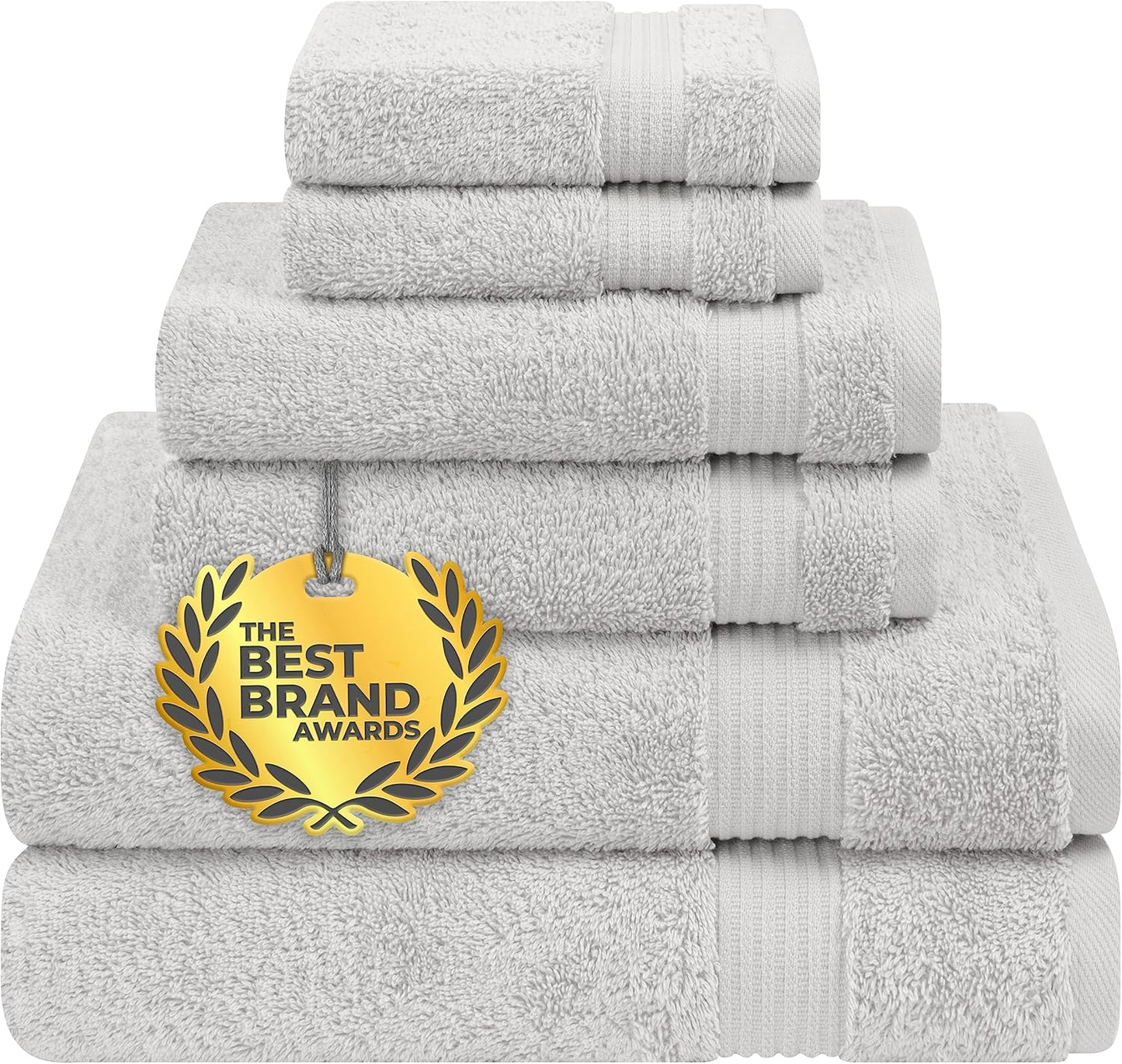 Luxurious 6 Piece Turkish Towel Set for Ultimate Comfort