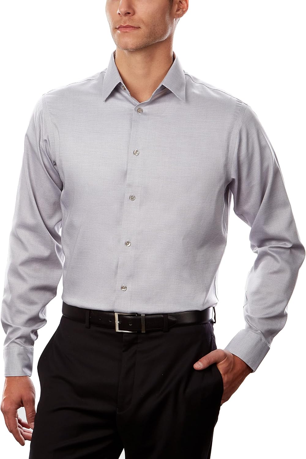 Calvin Klein Mens Dress Shirt Non Iron Stretch Solid Fit Review