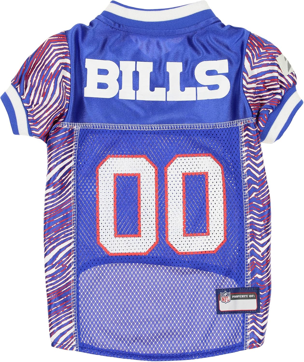 Zubaz NFL Team Pet Jersey for Dogs - Buffalo Bills XX-Large