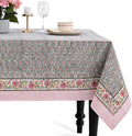 CPC Tablecloth 100% Cotton 72x140 Inch Indian Block Print Cover