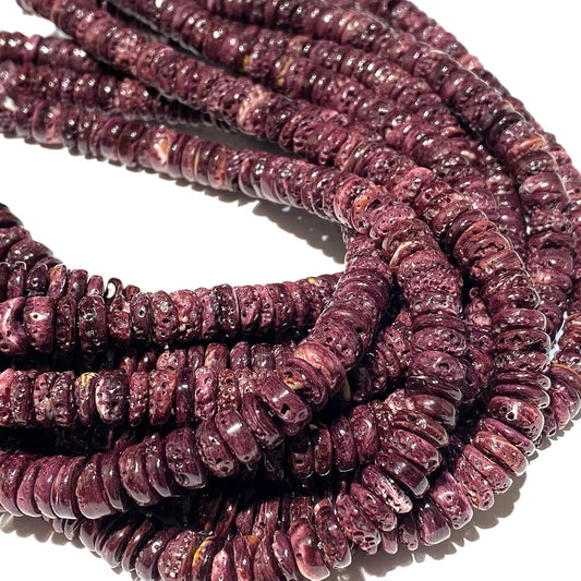 ABCGEMS Gem-Quality Purple Spiny Oyster Shell Beads for Crafting