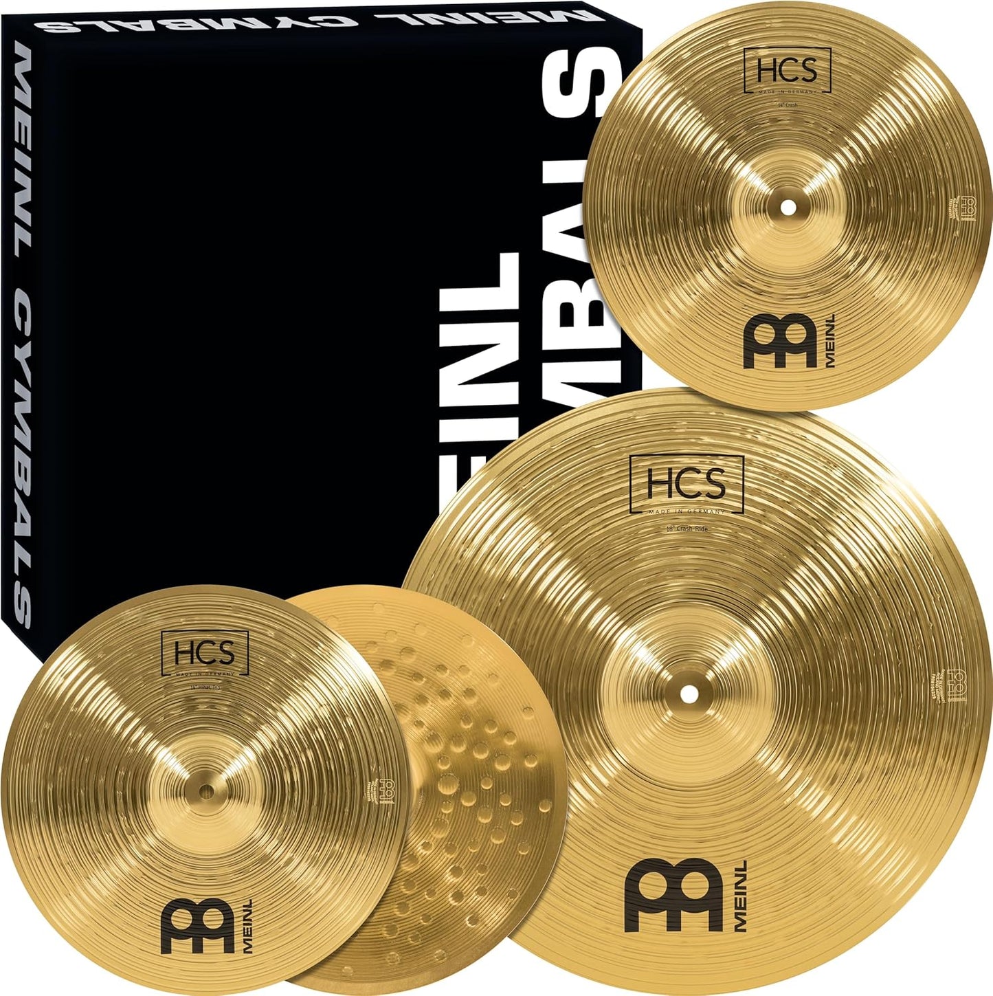 Meinl HCS Cymbal Set with 14 Hihats and 18 Crash/Ride