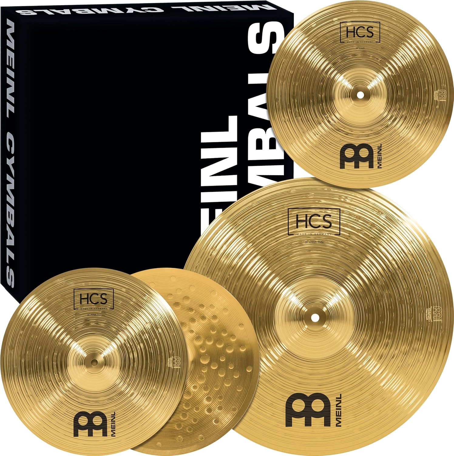 Meinl HCS Cymbal Set with 14 Hihats and 18 Crash/Ride