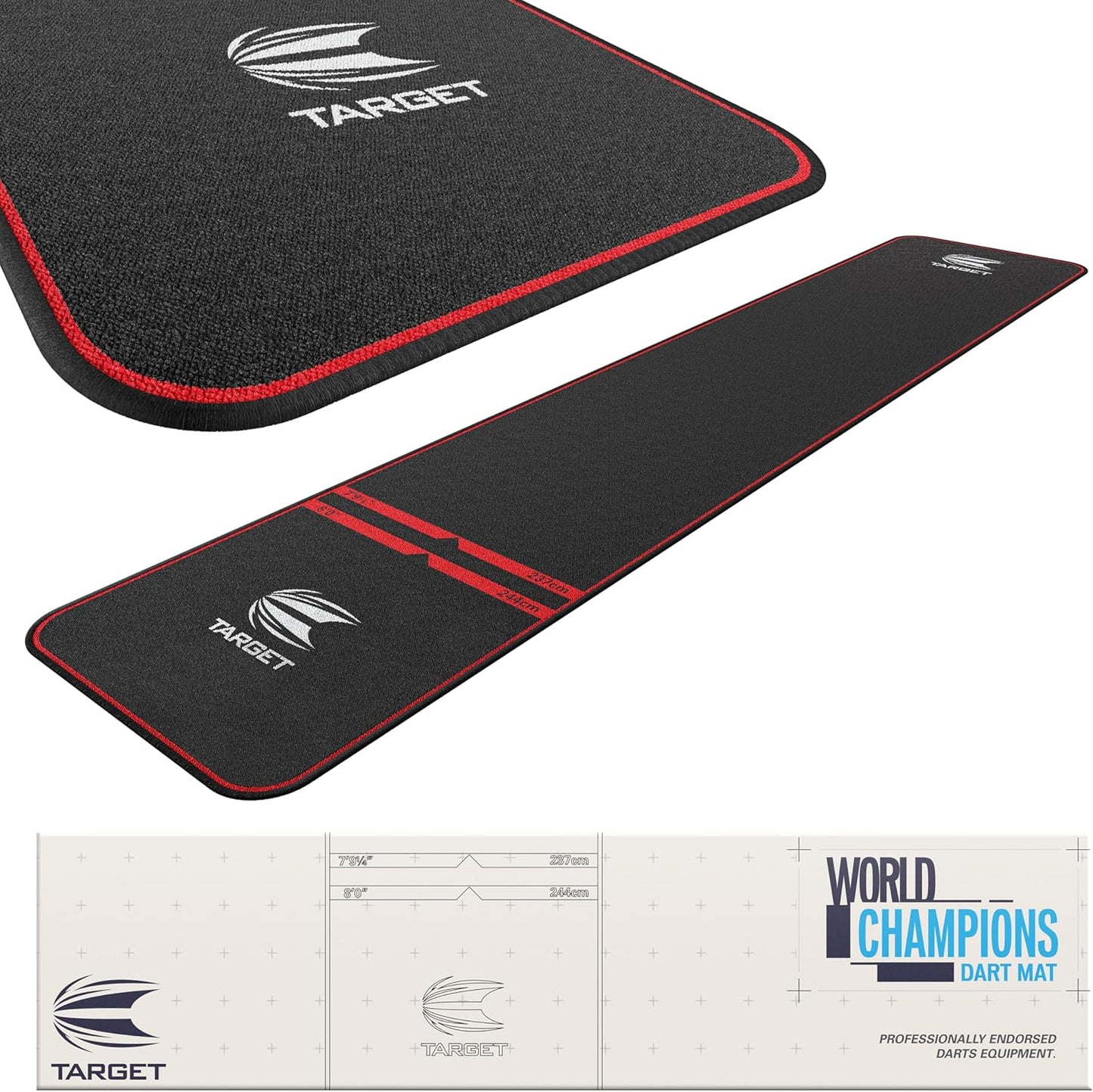 Professional Darts Mat for Ultimate Game Experience and Protection