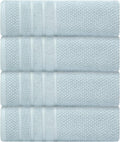 Luxury Bath Towels 100% Cotton Set of 4 - Ultra Soft, Thick Plush