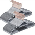 Pack of 50 Coat Hangers - Heavy-Duty Non-Slip Space-Saving Hangers