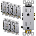 ENERLITES Elite Series Decorator Receptacle Outlet for Safety