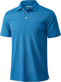 MAGCOMSEN Men's Polo Shirt 3-Button Quick Dry Golf Polo - Comfortable