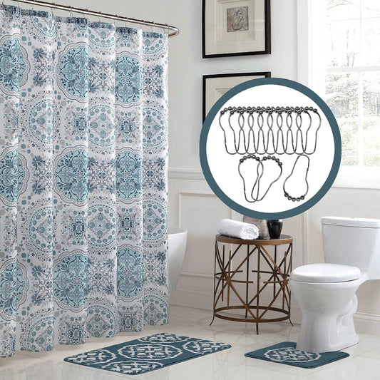 Creative Home Ideas 15-Piece Bathroom Shower Curtain Set Review