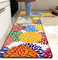 Anti-Fatigue Kitchen Mats Set of 2 Cushioned Non Slip Runner - Comfort
