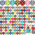 200 Pcs Dog Bandana Bulk Spring Summer Hawaii Pet Party Bandana