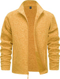 Cozy lightweight fleece jacket for men by TACVASEN full zip