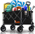 Collapsible Wagon Cart with Wheels Foldable - Large 150L Utility Wagon