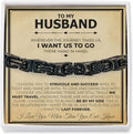 Love You This Much Classic Steel Bracelet Gift Set - Timeless Husband