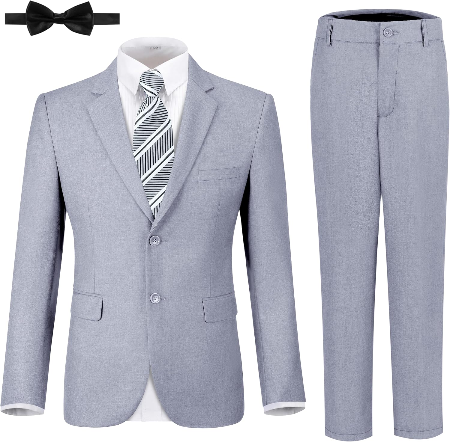 Boys Formal Suits Slim Fit 5 Piece Set for Weddings and Proms