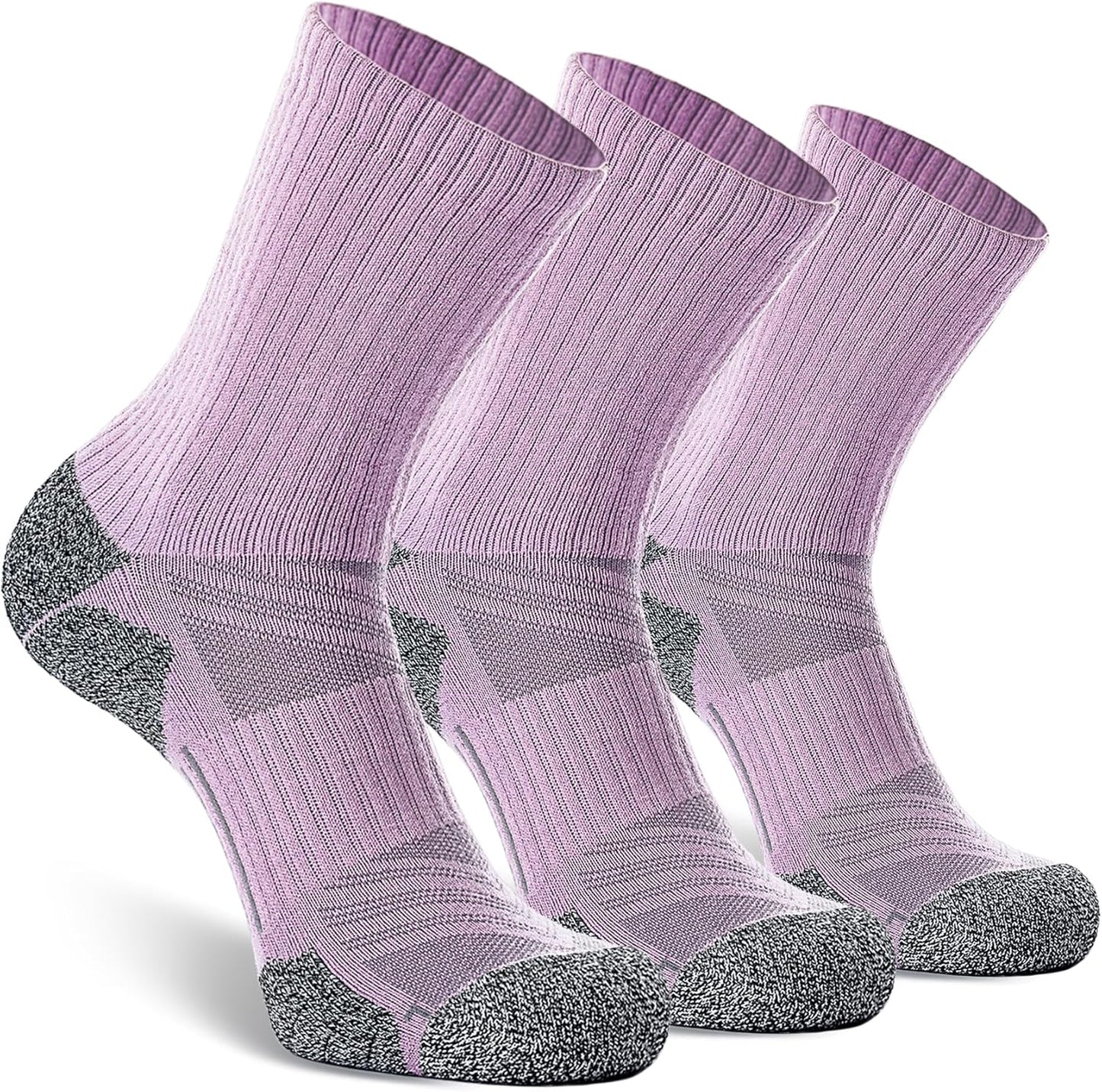 CWVLC Crew Hiking Socks | Arch Support & Moisture Wicking