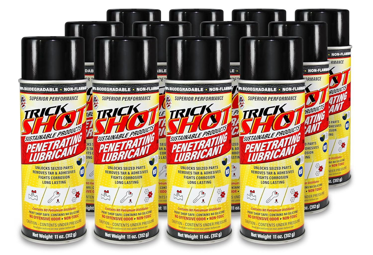 Trick Shot 3 in 1 Penetrating Lubricant Oil - Eco-Friendly Spray
