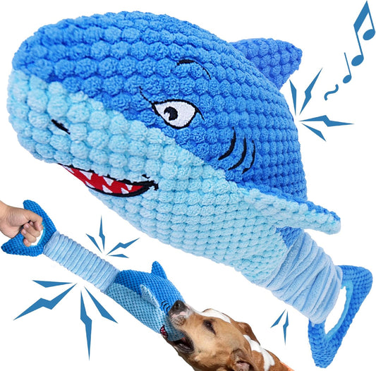 Interactive Squeaky Dog Toy for Large Chewers