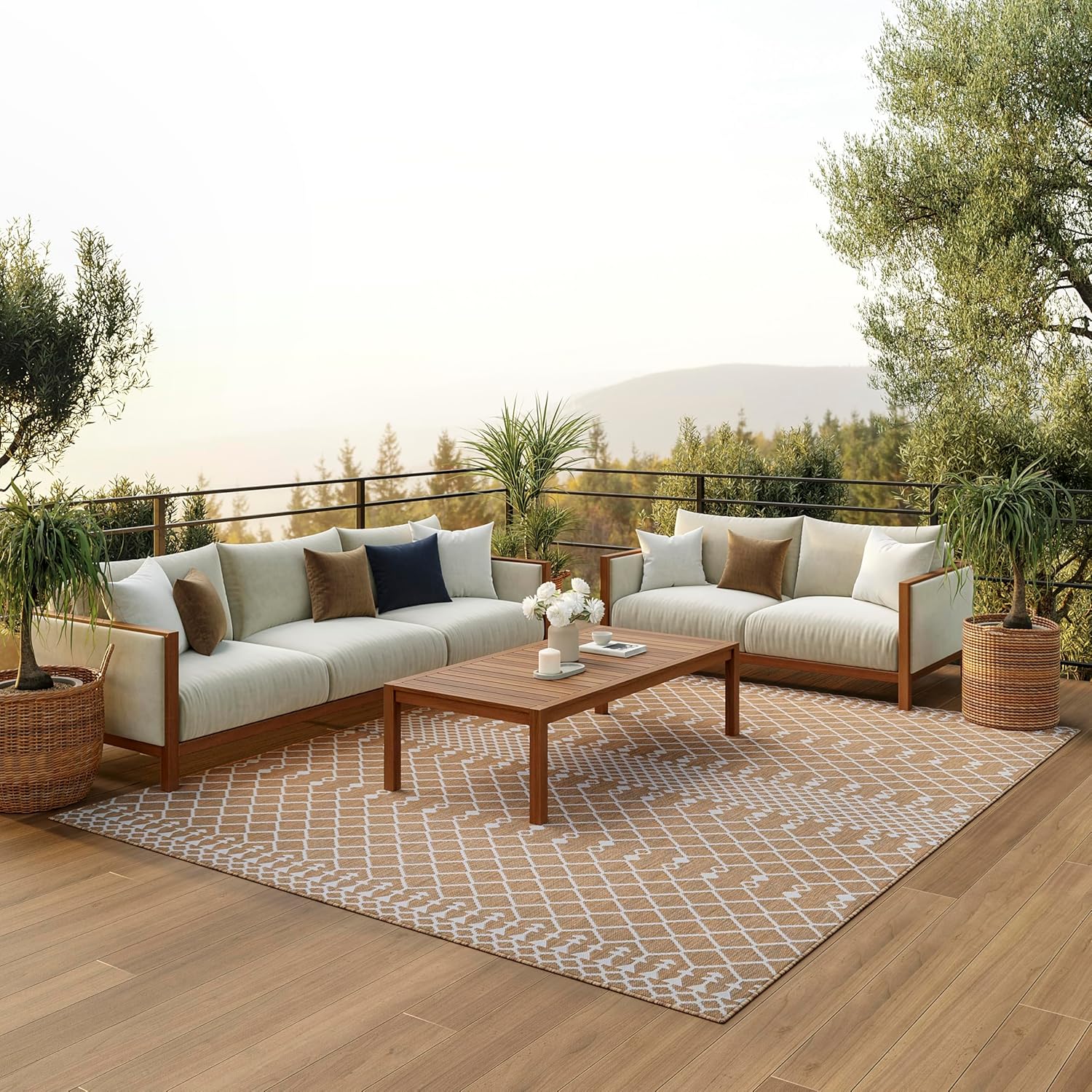 Nourison Home Positano Indoor/Outdoor Jute 6ft x 9ft Area Rug Review