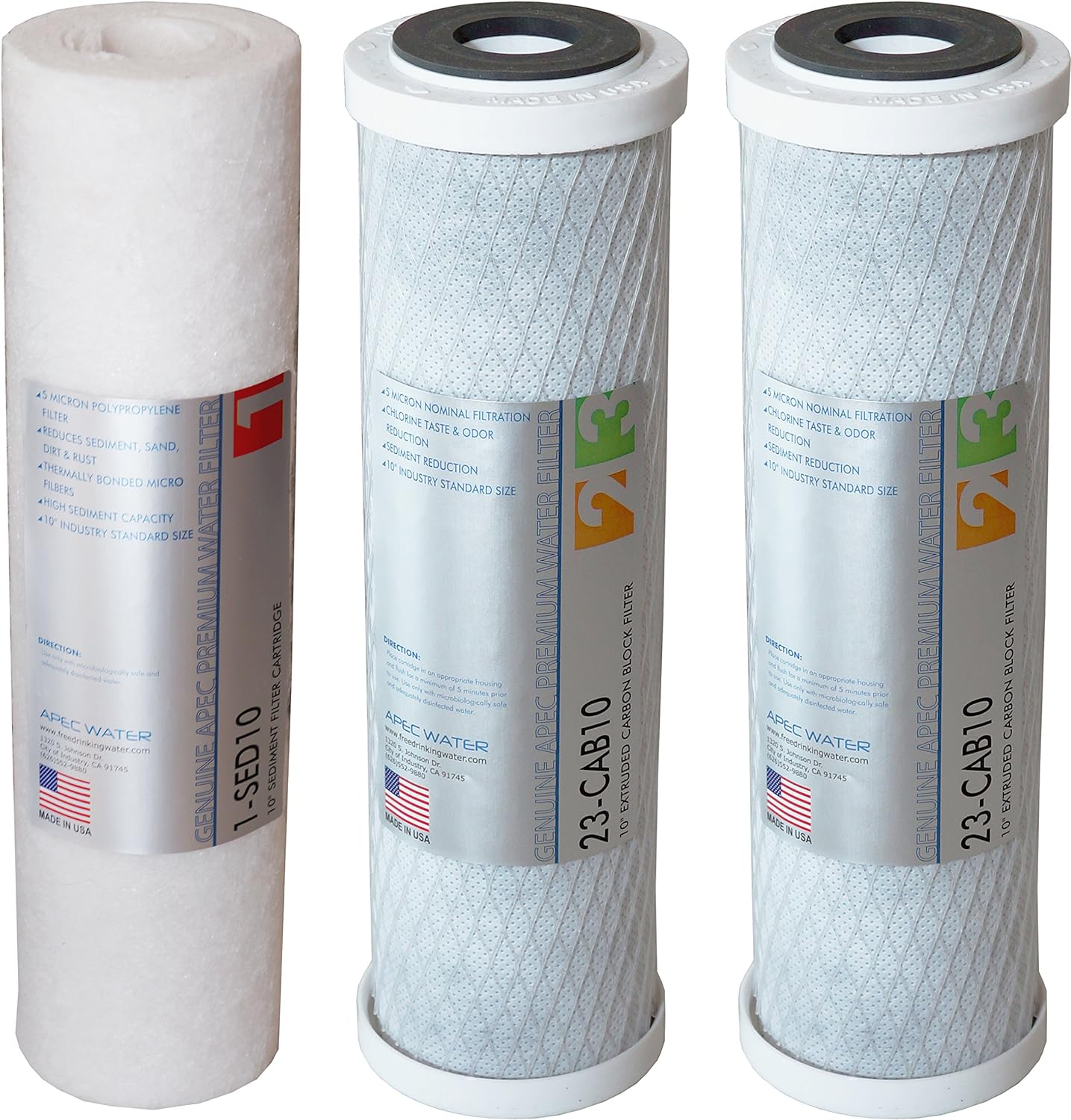 APEC Water ULTIMATE Series Replacement Filter Set for RO Systems