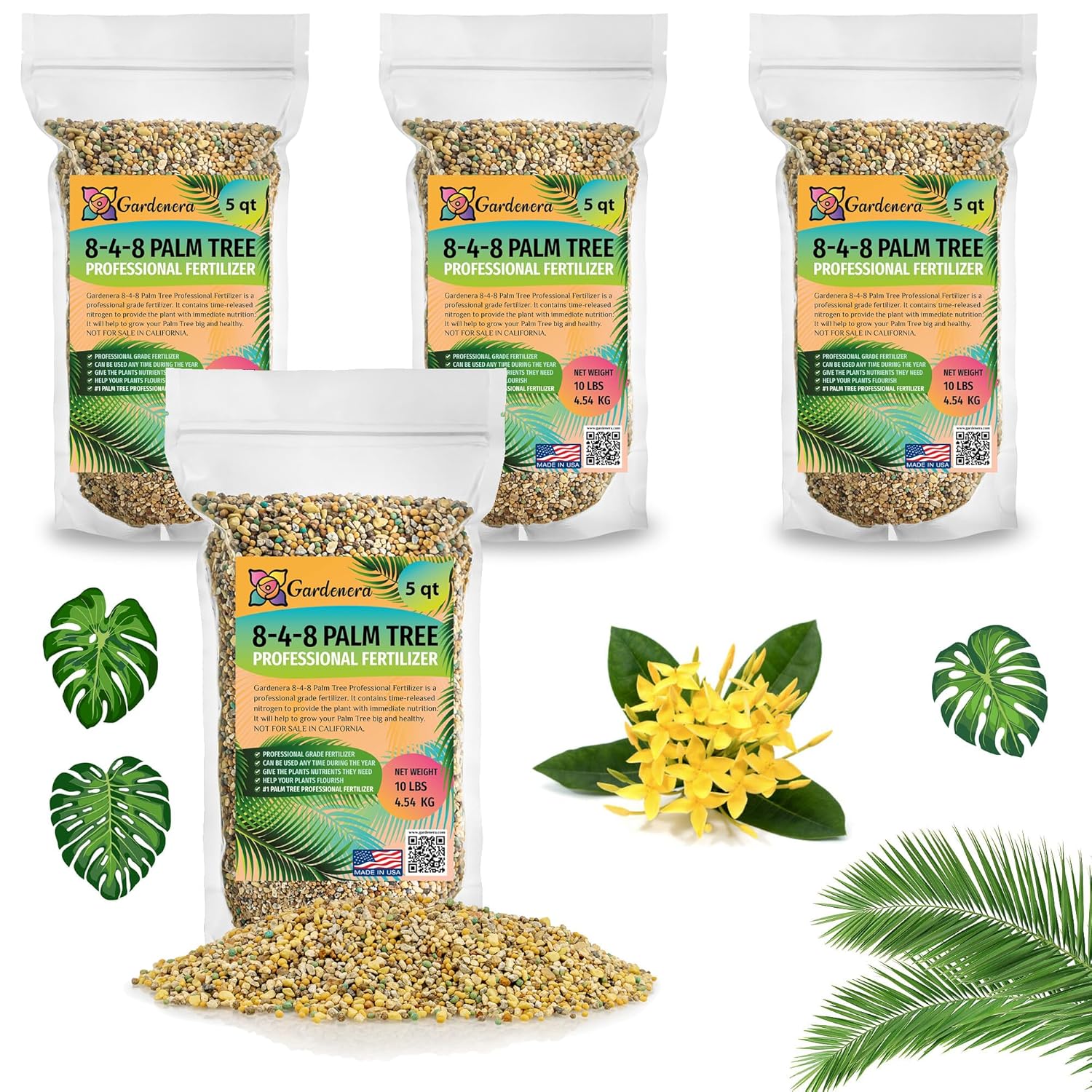 Premium 8-4-8 Professional Palm Tree Fertilizer for Healthy Growth