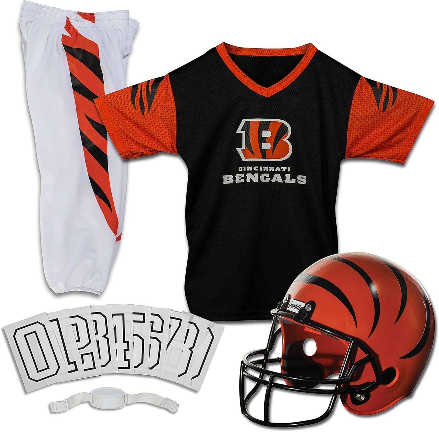 Cincinnati Bengals Kids Football Costume Set - Helmet, Jersey & Pants
