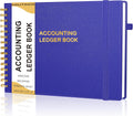 Hardcover Accounting Ledger Book - Horizontal Expense Tracker 10.78 x