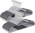 Pack of 50 Space-Saving Plastic Clothes Hangers - Slim Non-Slip Set