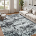 5x7 Abstract Washable Area Rug for Living Room and Bedroom