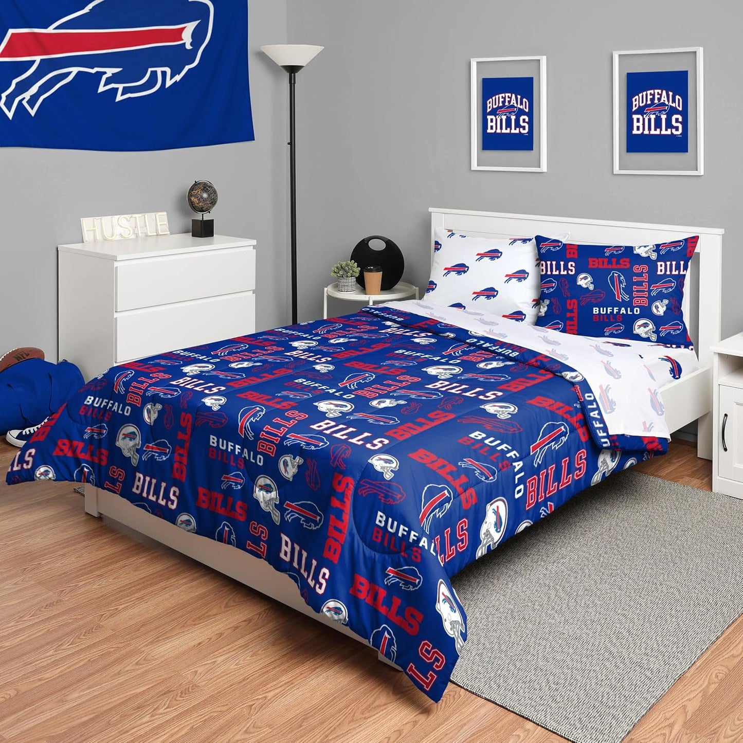 NFL Team Logo Bed in a Bag Comforter Set for Ultimate Fans