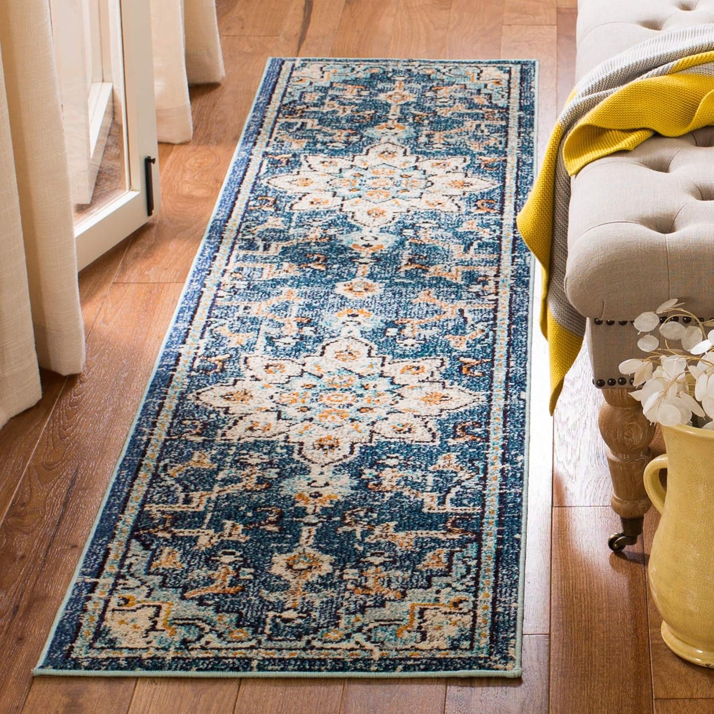SAFAVIEH Madison Collection Runner Rug - Boho Chic Design