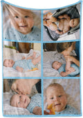 Custom Blanket with Picture - Sherpa 60x80 Personalized Photo Blanket