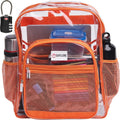 Clear Backpack Extra Large 32L with TSA Lock - Durable See-Through
