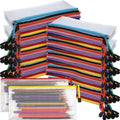 100 Pack Operation Christmas Pencil Pouch Bulk Mesh Zipper Cases