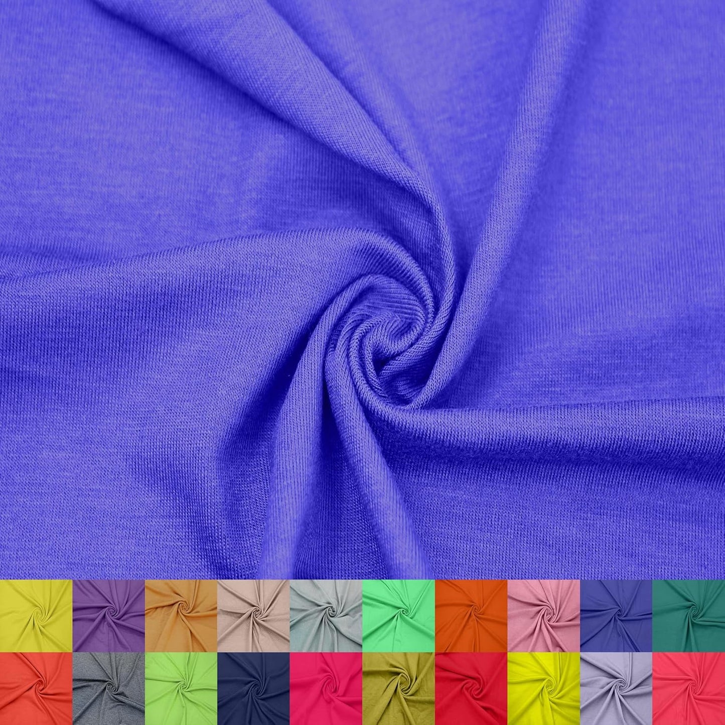 60 Inch Wide Rayon Spandex Jersey Knit Fabric - Soft & Stretchy